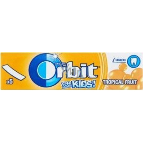 Wrigleys Orbit Kids Tropical fruit gum without sugar slices 5 pieces 13 g