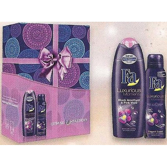 Fa Luxurious Moments shower gel 250 ml + Fa Luxurious Moments deodorant spray for women 150 ml, cosmetic set