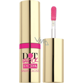 Pupa Dot Shock Balmy Gloss lip gloss with balsamic effect 002 Pink Beauty 6.5 ml