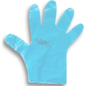 Gloves microtene HDPE blue 250 x 300 mm 100 pieces