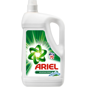 Ariel Mountain Spring liquid laundry detergent for clean and fragrant clothes without stains 70 washes 3.85 l