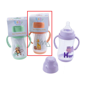 Baby First Giraffe 0+ baby bottle with grips 250 ml