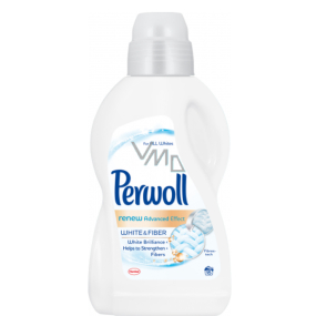Perwoll White & Fibe washing gel for white linen, mixed and synthetic fabrics 15 doses 0.9 l