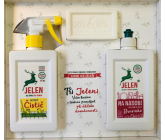 Deer Cranberries for dishes 0.5 l + Vinegar cleaner 0.5 l + Core soap 200 g, Starter set for household gift set