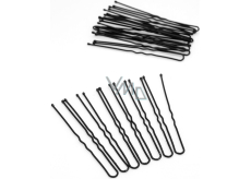 Plastic Nova Hairpin black 6.5 cm 20 pieces