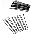 Plastic Nova Hairpin black 6.5 cm 20 pieces
