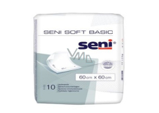 Seni Soft Basic hygienic absorbent pads 2 drops, 60 x 60 cm 10 pieces