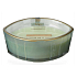 WoodWick Floral Nights Fig Leaf & Tuberose - Fig leaves and tuberose scented candle with wooden wide wick and lid boat 453 g Limited 2019