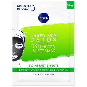 Nivea Urban Skin Detox 10 minute detox textile mask for all skin types 1 piece