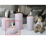 Lima Ice pastel candle purple floating lens 70 x 30 mm 1 piece