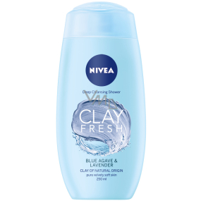 Nivea Clay Fresh Blue Agave & Lavender Blue Agave and Lavender Shower Gel with Clay 250 ml
