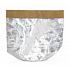 Albi Eco basket made of washable paper small - silver, height 14 cm