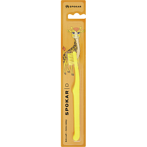 Spokar 3432 children's toothbrush for up to 6 years, extra soft Spokar 3432 children's toothbrush for up to 6 years, extra soft