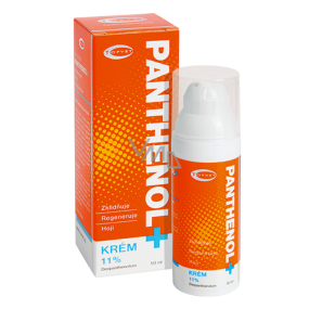 Topvet Panthenol + Cream 11% soothes, regenerates irritated and cracked skin 50 ml