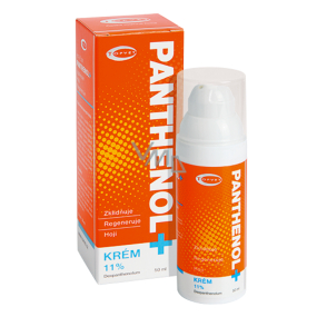 Topvet Panthenol + Cream 11% soothes, regenerates irritated and cracked skin 50 ml