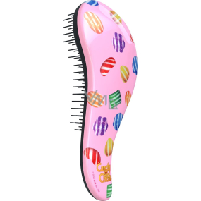 Dtangler Detangling Brush Kids brush for easy combing of hair 18.5 cm Pink