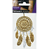 Dreamcatcher Tattoo Decals Gold-Silver 10.5 x 6 cm