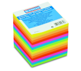 Donau Poznámkový papír, lepený, mix neonových barev 90 x 90 mm