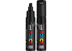 Posca Universal acrylic marker with wide cut tip 8 mm Black PC-8K