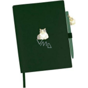 Albi Diary 2023 luxury with pen Green - cat 10,2 x 14,4 cm