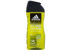 Adidas Pure Game 3in1 shower gel for body, hair and skin for men 250 ml