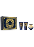 Versace Dylan Blue pour Femme eau de parfum 50 ml + shower gel 50 ml + body lotion 50 ml, gift set for women