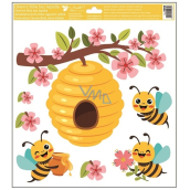 Window film bees with hive 30 x 33,5 cm