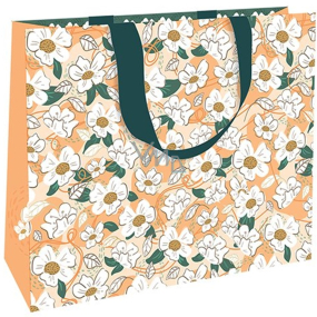 Nekupto Gift paper bag with embossing 30 x 23 x 12 cm Jasmine