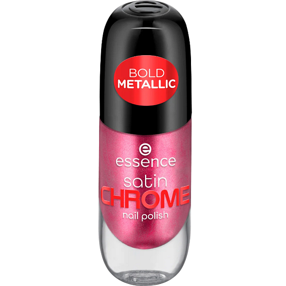 Essence Satin Chrome Nail Polish 03 Meta Maroon 8 ml