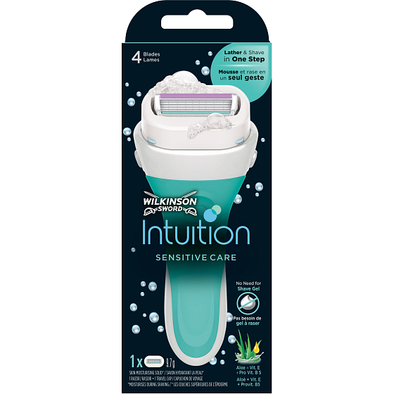 Wilkinson Intuition Sensitive Care razor + 1 spare blade