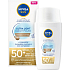 Nivea Sun Ultra Light Daily Fluid Tinted Face Cream for Sun Protection Medium Shade SPF50+, 40 ml