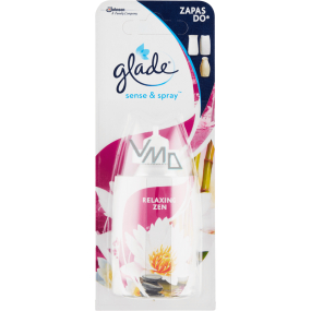 Glade Sense & Spray Relaxing Zen air freshener replacement cartridge 18 ml spray
