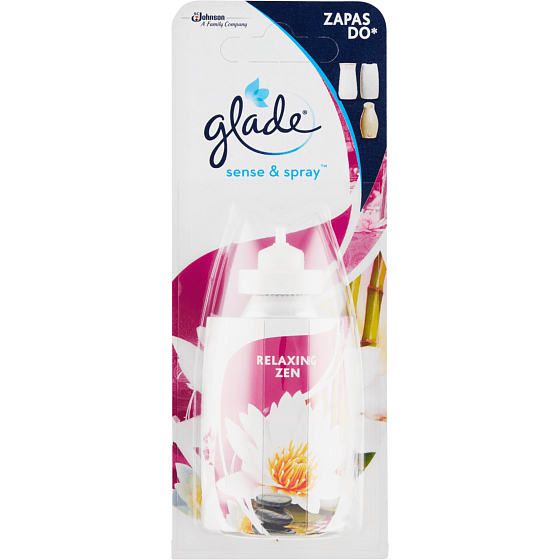 Glade Sense & Spray Relaxing Zen air freshener replacement cartridge 18 ml spray