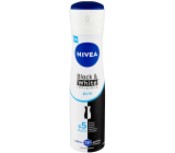 Nivea Invisible Black & White Pure antiperspirant deodorant spray for women 150 ml