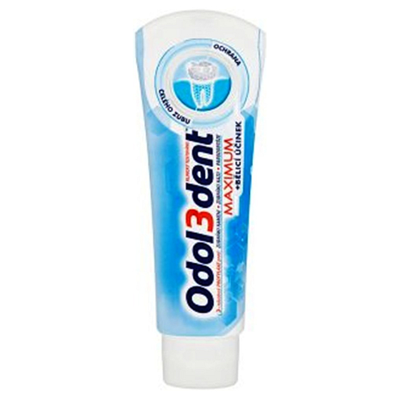 Odol3dent Maximum Whitening toothpaste with a whitening effect of 75 ml