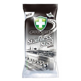Green Shield Stainless steel wet cleaning wipes 50 pieces