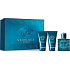 Versace Eros pour Homme Eau de Toilette 50 ml + After Shave Balm 50 ml + Shower Gel 50 ml, Gift Set