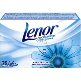 Lenor Aprilfrisch napkins for clothes dryer 25 pieces