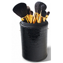 Be Chic! Luxury Professional, set of 9 cosmetic brushes with natural and synthetic bristles, cosmetic set