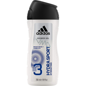 Adidas Hydra Sport shower gel for body and hair for men 250 ml