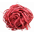 Red raffia dyed bast for decoration 30 g