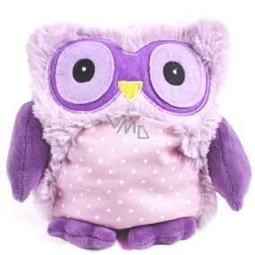 Albi Warm plush with lavender scent Purple Owl, 20 cm × 18 cm, 750 g