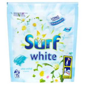 Surf White Orchid capsules for washing white clothes 15 doses 394 g
