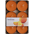 Bolsius Aromatic Maxi Juicy Orange - Orange scented tealights 6 pieces, burning time 8 hours