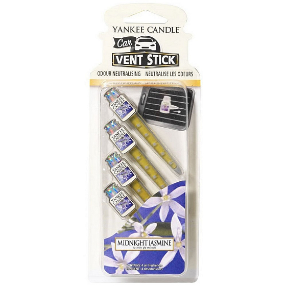 Yankee Candle Midnight Jasmine - Midnight Jasmine Car Scent 29 gx 4 pieces