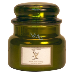 Village Candle Pear Cooler scented candle in glass 2 wicks 262 g