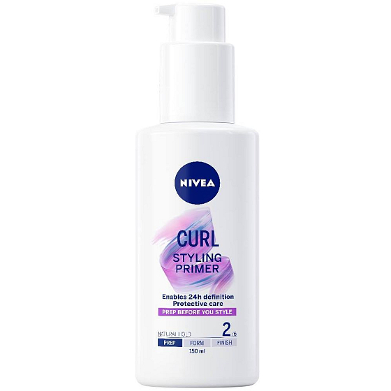 Nivea Styling Primer Curl preparation base for highlighting wavy and curly hair, protects against heat 150 ml