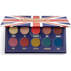 Makeup Obsession Londons Calling eyeshadow palette 10 x 1.3 g