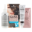 Schwarzkopf Gliss Color hair color 4-36 Golden brown 2 x 60 ml