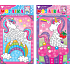 Mosaic with three-dimensional pieces Unicorn 17 x 31 cm